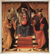 Domenicho Ghirlandaio Thronende Madonna mit den Heiligen Petrus,Clemens,Sebastian und Paulus china oil painting artist